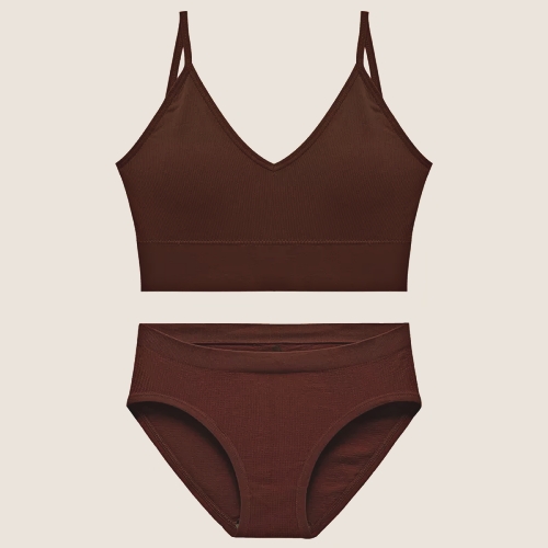 Bra Set (áo và quần lót) không viền, thoáng khí
