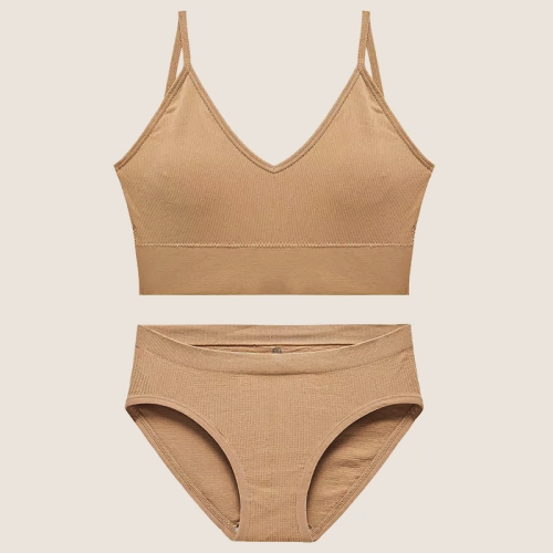 Bra Set (áo và quần lót) không viền, thoáng khí